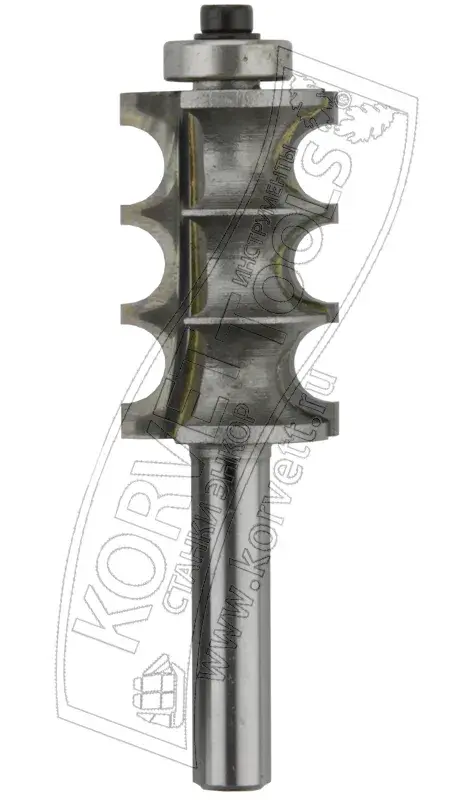 2502-3al. Фреза кромочная фигурная R3 D22 H25 Х8