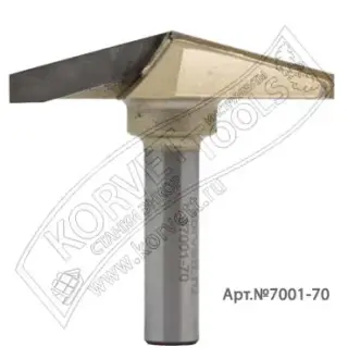 7001-80. Фреза пазовая конусная D80 H18/10 А150° С41 TL48 Х12