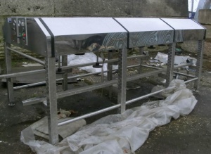 Пресс туннельного типа для окончательного прессования сыров