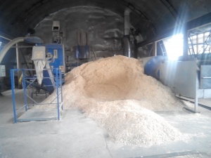 Линия гранулирования пивной дробины производительностью 1 т/час на базе сушильного комплекса АВМ 0,65 и пресс-гранулятора ОГМ-1,5