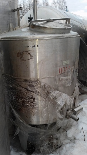 Емкость нержавеющая, объем 1 куб.м.