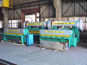 Гильотина 6х2500 мод. НКЧ 6020 производства Украина, Черниговский механический завод