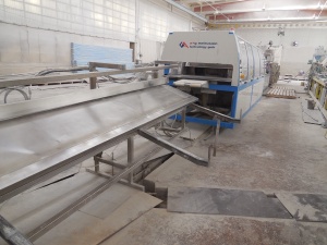 Линию Greiner AG для производства ПВХ подоконника экструдер KMD-110