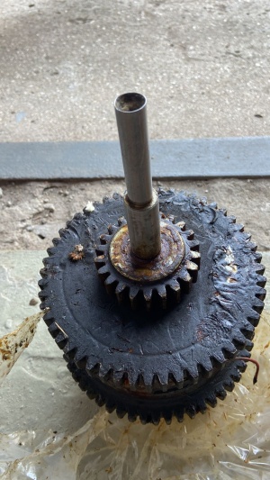 Узел 1М63.06.500 РСБ продольный (с муфтами У4184/4284 и шестернями)