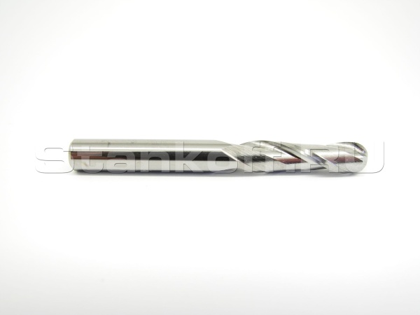 Фреза спиральная двухзаходная сферическая N2QX3.12