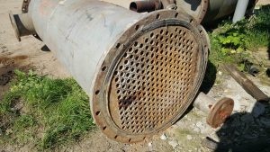 Теплообменник трубчатый нержавеющий, площадь теплообмена 32,28 кв.м.