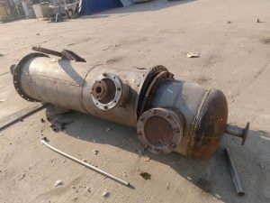 Теплообменник трубчатый нержавеющий, площадь теплообмена 29,59 кв.м