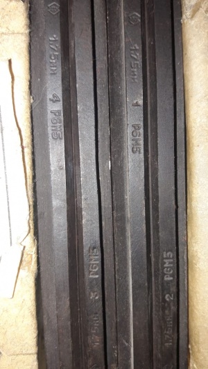 Гребенка резьбонарезные (2660-0158) Р6М5 АII-3,0-10*25*100