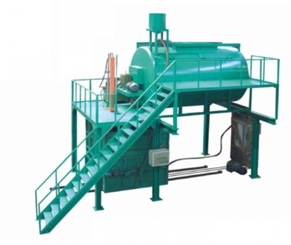 Линия для изготовления блоков из вторичного измельченного поролона модель GHJB-10B