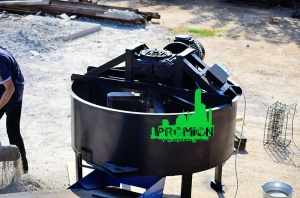 Бетоносмеситель для принудительного перемешивания бетона 500 л