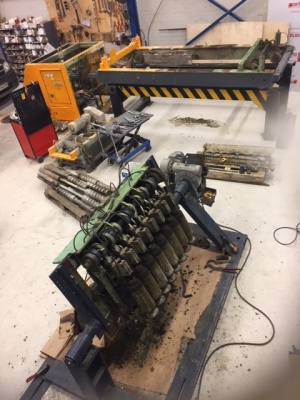 Ремонт и модернизация экструдера пустотных плит перекрытий ELEMATIC NORDIMPIANTI