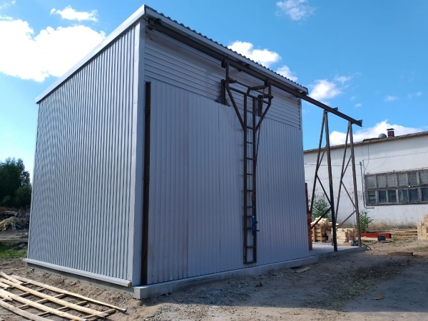 Сушилка для пиломатериалов СКД - 100, теплогенератор в комплекте