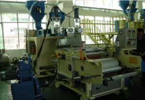 Соэкструзионная 2/3 х- слойная линия для производства стрейч пленки CL-45/55A (КНР), оборудование для производства стрейч пленки