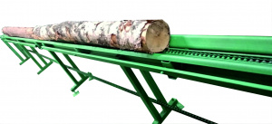 Станок брусующий(бревнопильный)делает лафет а потом перерабатывает горбыль на обрезные доски подача бревна цепная СБГП-700 два в одном