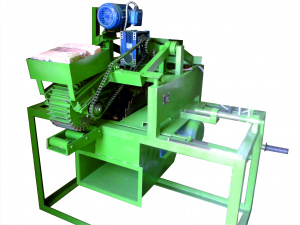 Станок кромкообрезной двухпильный с механической подачей заготовки СКД-500-2 (с 2-мя электродвигателями по 7,5 кВт)