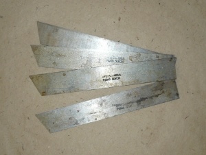 Резец пластинчатый Р6М5 цельный заготовка для ножа