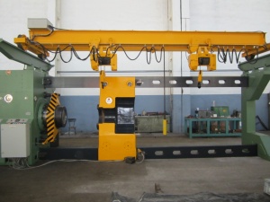 Пресс для запрессовки колесных пар ПА6738