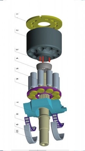 Насос REXROTH A4VSO40 для бетононасосов