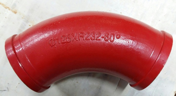 Угол DN125*R232*60*