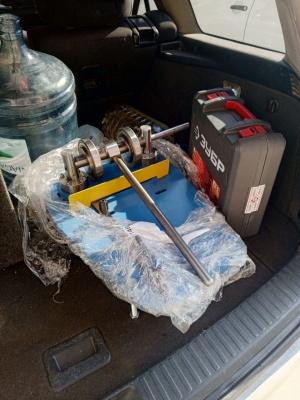 Радиусная гильотина для евроштакетника