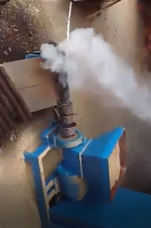 Пресс шнековый для топливных брикетов