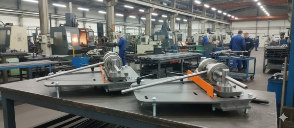 Радиусная гильотина для евроштакетника