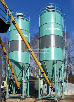 Constmach 100 м3 / ч - Мобильный бетонный завод - 2 ЛЕТ ГАРАНТИЯ