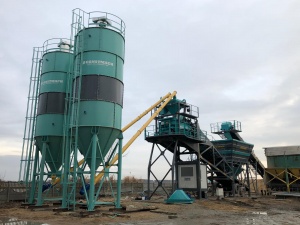 Constmach 100 м3 / ч - Мобильный бетонный завод - 2 ЛЕТ ГАРАНТИЯ