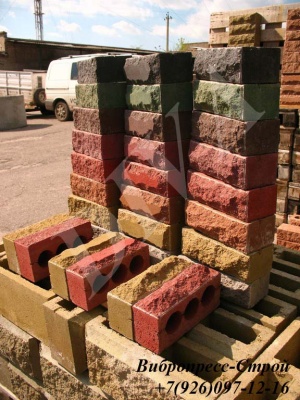 Пресс для кирпича рваный камень Россия