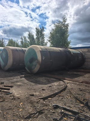 Биметаллическая цистерна котел жд