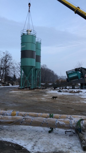 Constmach 100 м3 / ч - Мобильный бетонный завод - 2 ЛЕТ ГАРАНТИЯ