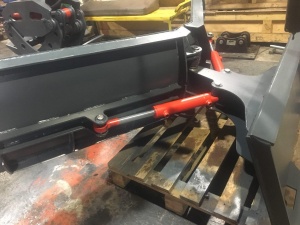 Отвал-бабочка снежный для экскаватора-погрузчика