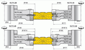 Комплект фрез для профилирования паркета (15.711.00)