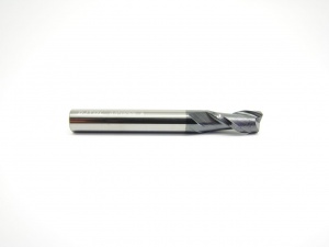 Фреза спиральная двухзаходная по металлу с покрытием AlTiN NS2LX04