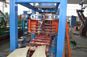 Станок дисковый двухвальный бревнопильный СБГ-480, брусовал