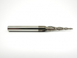 Фреза спиральная двухзаходная конусная сферическая для ЧПУ AL2QX3.10.0,2