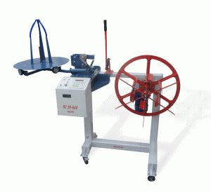 Станок мерной перемотки длинномерного материала(провода, кабеля и др.) ПС-30-600«Ультра»(с откидной щекой и смоткой)