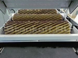 Рельефно-шлифовальный станок с 4-мя барабанами DT 1000-4