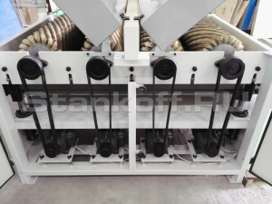 Рельефно-шлифовальный станок с 4-мя барабанами DT 1000-4