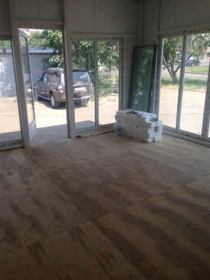 Строительство магазина из сэндвич панелей