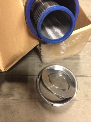 Фильтр трубный угловой