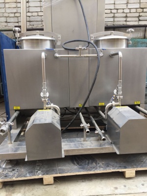 Машину для внутренней мойки кег на 2 поста