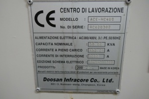 Горизонтально-обрабатывающий центр Daewoo HMC ACE HP 400 X/Y/Z 600 x 560 x 565 мм 4051= Mach4metal