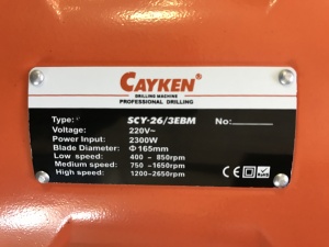 Установка алмазного бурения SCY-26/3EBM