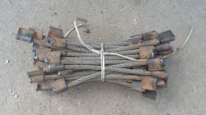 Соединитель СРС-8 рельсовый стальной приварной