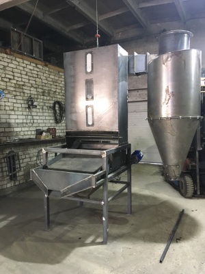 Колонна охлаждения, охладитель гранул ко