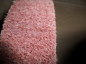 шлифовальный лепестковый круг из не тканного материала 200х50 посадка 30мм