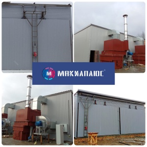 Камерная сушка древесины на 70 куб. м