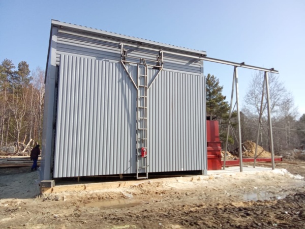 Камера для сушки различных пород древесины