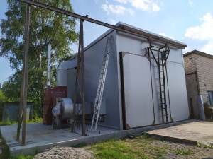 Камера для сушки различных пород древесины